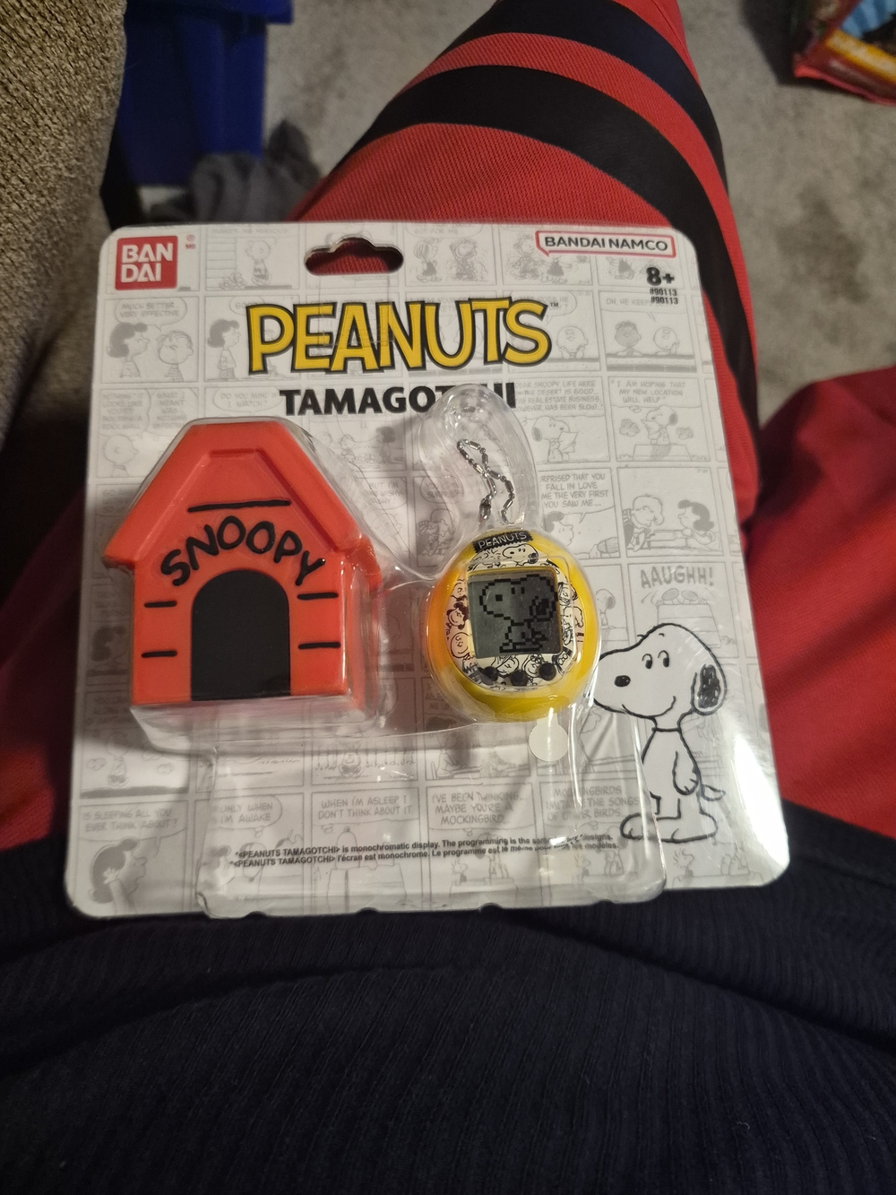 Bandai Namco Peanuts Tamagotchi Nano With Snoopy Doghouse Case New